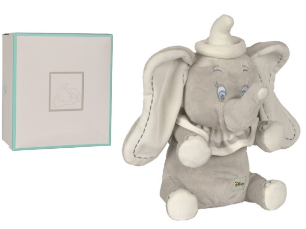 Disney Peluche Dumbo Assis - Boîte Cadeau - 25cm